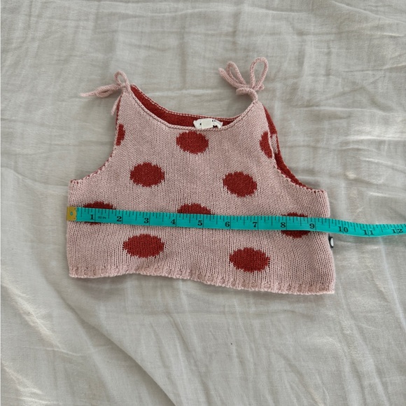 Oeuf Pink and Red Polka Dot Tank Top - Picture 6 of 7